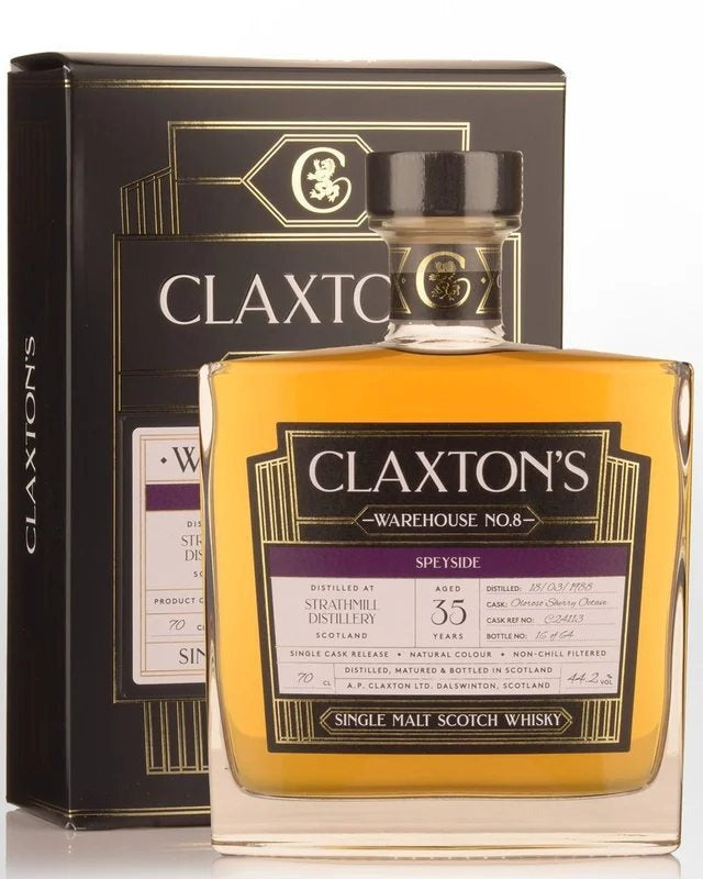 1988Claxton’sWarehouseNo.8Strathmill35YearOldCaskStrengthSingleMaltScotchWhisky(700ml)