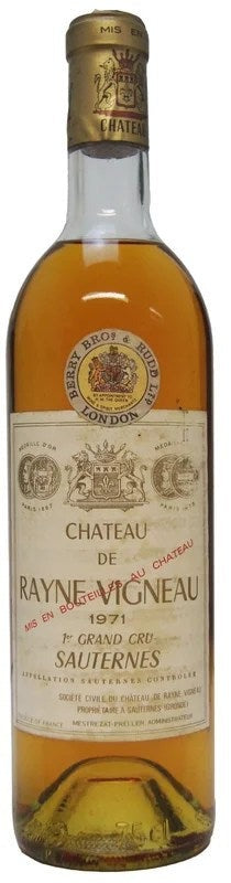 ChateauRayneVigneau,1971SweetWine