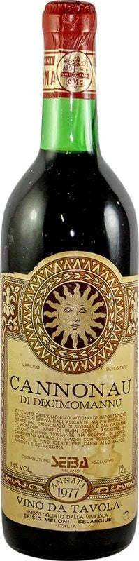 CannonauDiSardegna,1977RedWine