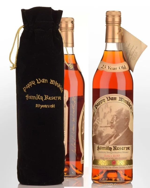 PappyVanWinkle’sFamilyReserve23YearOldBourbonWhiskey(750ml)–SignedbyJulianVanWinkle