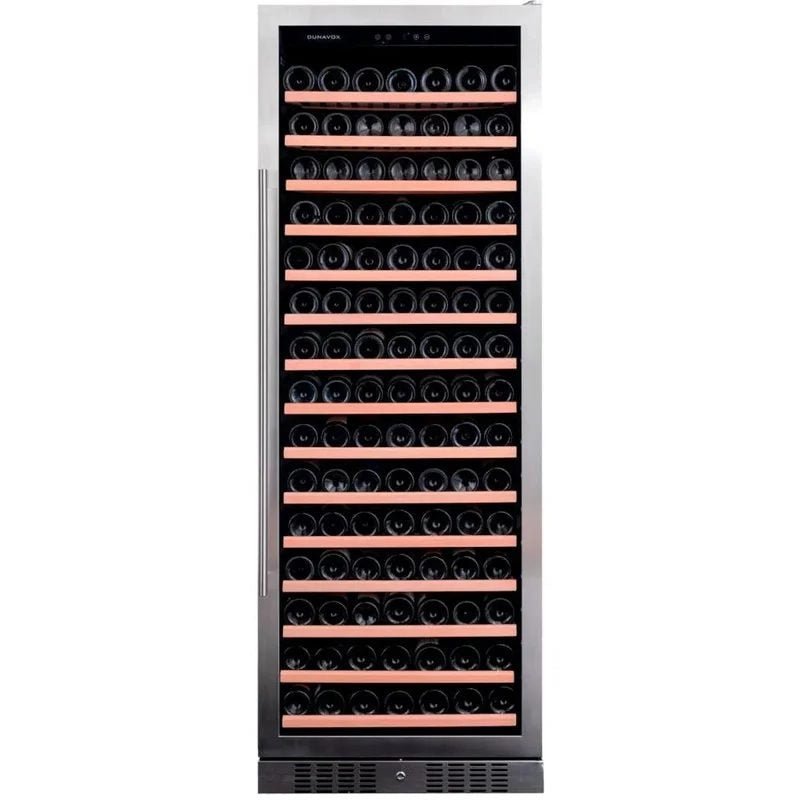 DunavoxGrande194BottleSingleTemperatureFreestandingWineCabinet–StainlessSteelDX-194.490SSK