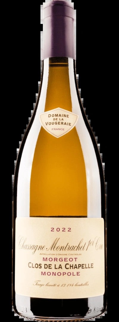 DomainedelaVougeraieChassagne-MontrachetPremierCruBlancMorgeotClosdelaChapelle2022