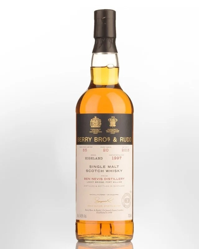 1997BerryBros&RuddBenNevis20YearOldCaskStrengthSingleMaltScotchWhisky(700ml)