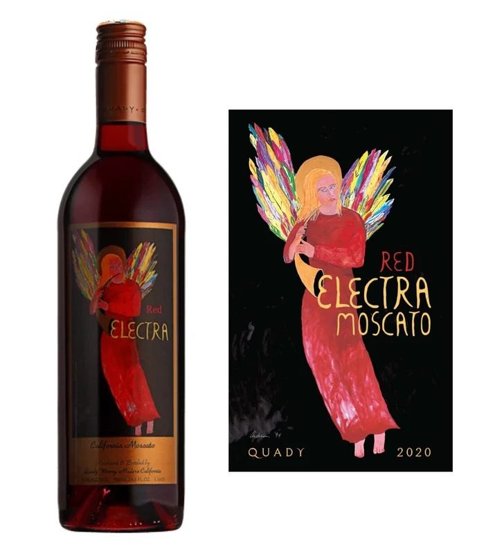 DAMAGEDLABEL:QuadyRedElectraMoscato2022(750ml)