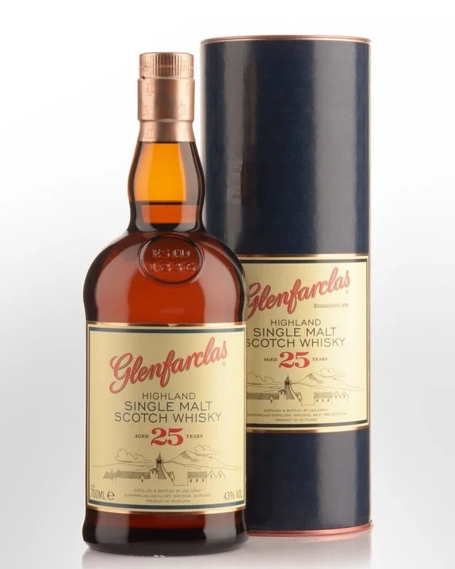 Glenfarclas25YearOldSingleMaltScotchWhisky(700ml)–DAMAGEDGIFTBOX