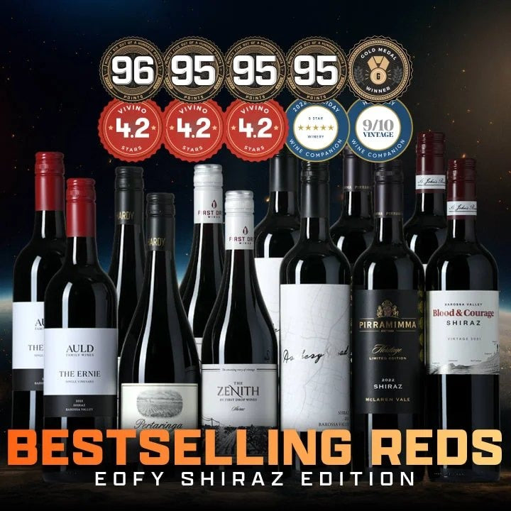 BestsellingReds–EOFYShirazEdition