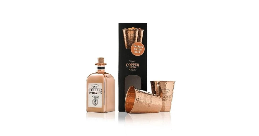CopperheadGin&2CopperCupsGiftSet50cl