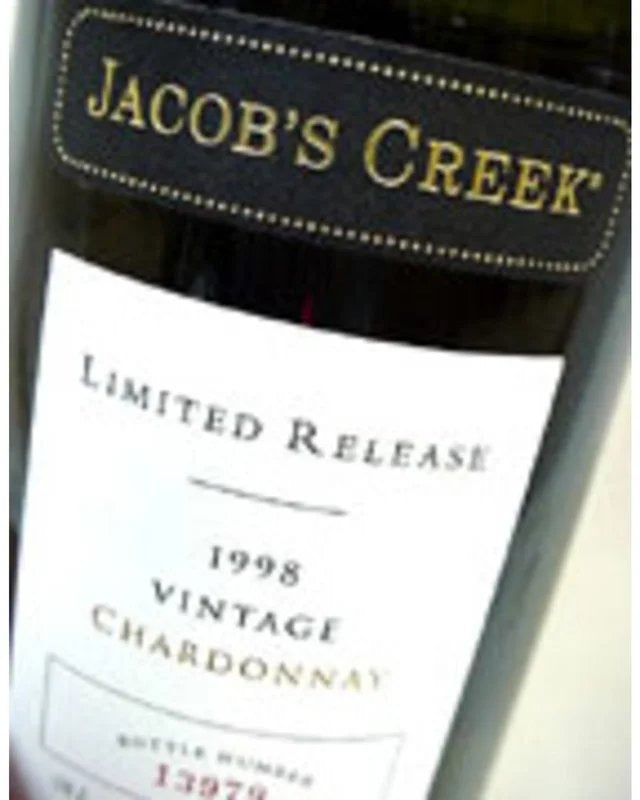 1998OrlandoJacob’sCreekLimitedReleaseChardonnay