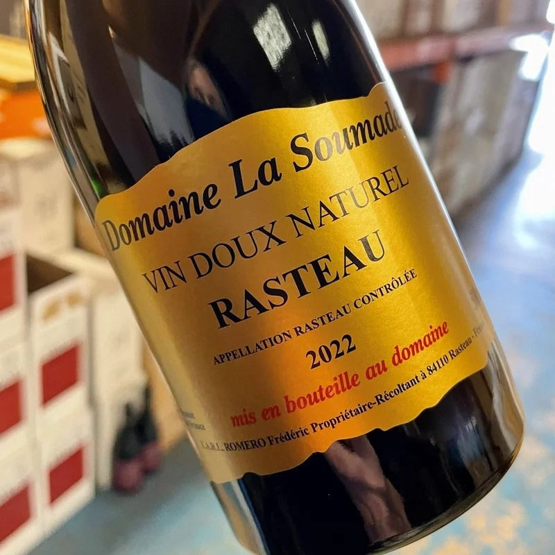 50clRasteauRougeVinDouxNaturel2022,DomainelaSoumade