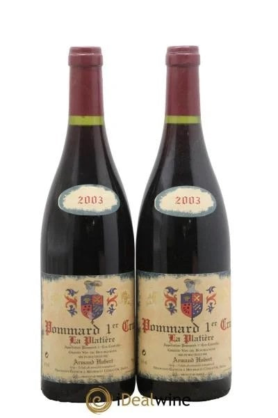 Pommard1erCruLaPlatièreArmandHubert2003