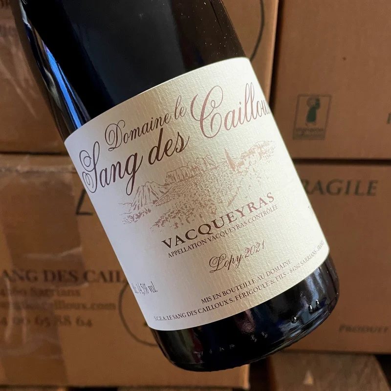 VacqueyrasCuveeLopy2021DomaineleSangdesCailloux