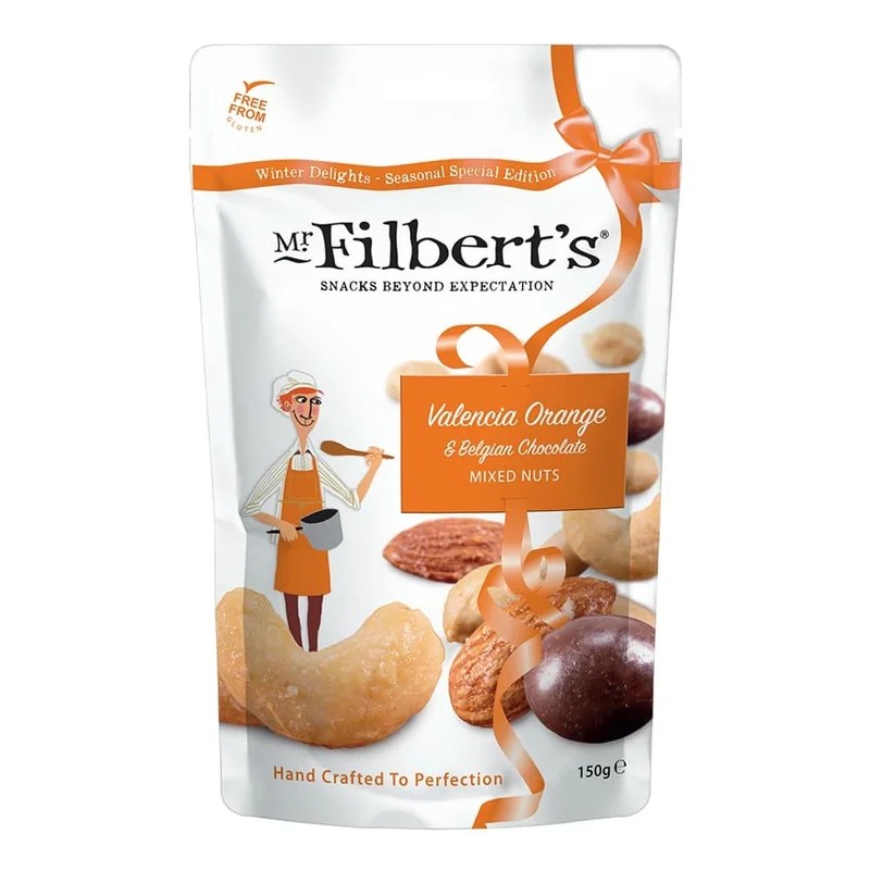 ValenciaOrange&BelgianChocolateMixedNutsâ€?50g|MrFilbert’s
