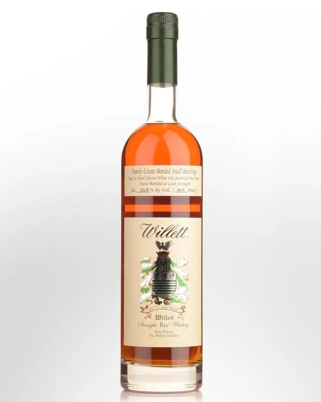 WillettFamilyEstate4YearOldSmallBatchRareReleaseCaskStrengthStraightRyeWhiskey(750ml)�5.8%bottling