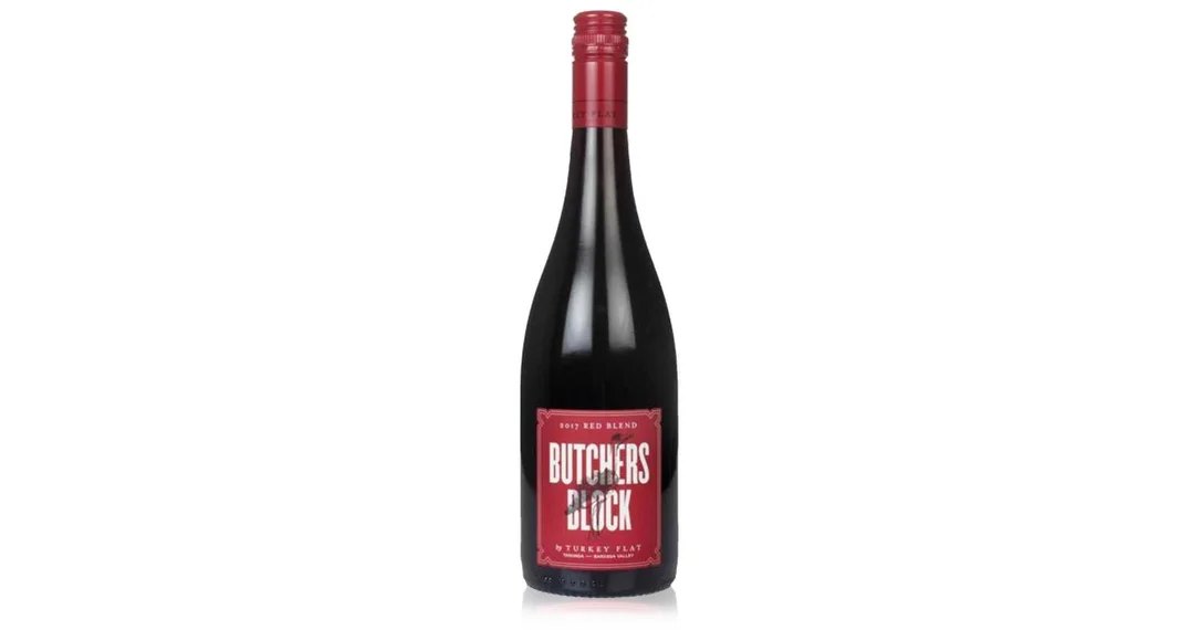 TurkeyFlatButchersBlockRedWine2017Australia75cl