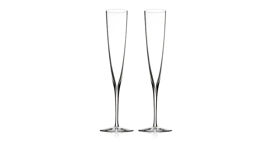 WaterfordEleganceCrystalTrumpetChampagneFlutes(setof2)