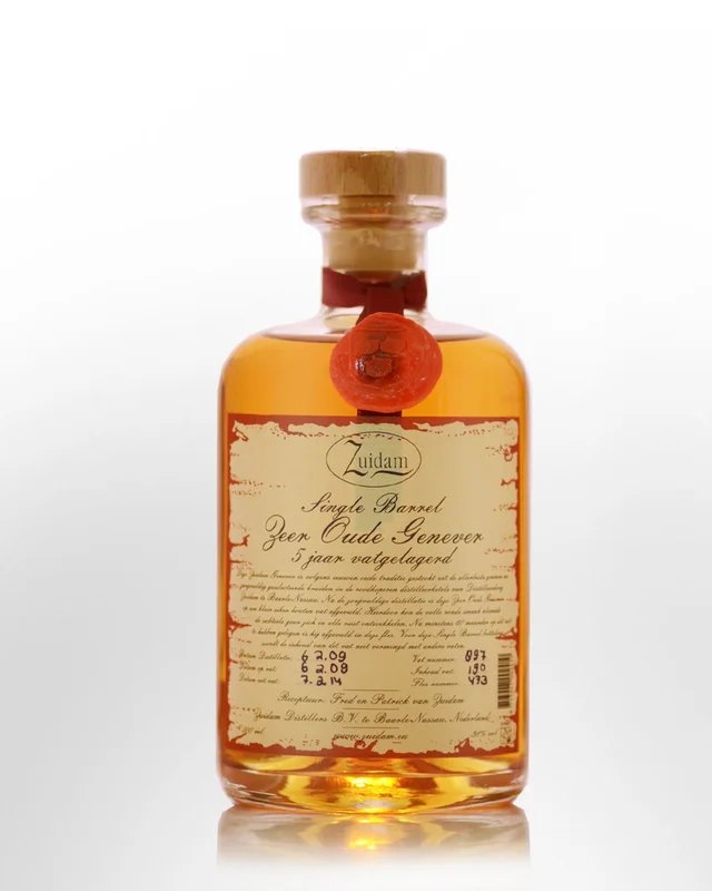 ZuidamOudeGenever5YearOldSingleBarrelGenever(500ml)