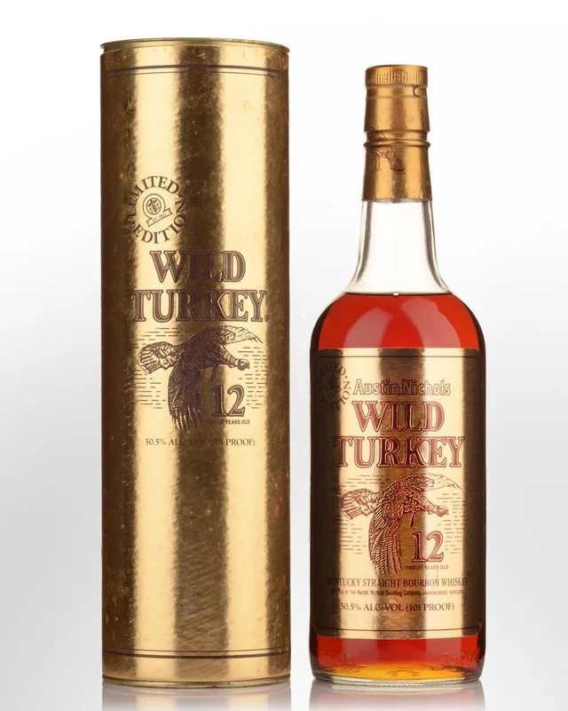 WildTurkeyLimitedEdition“GoldFoilâ€?2YearOldBourbonWhiskey(750ml)–SignedbyJimmy&EddieRussell