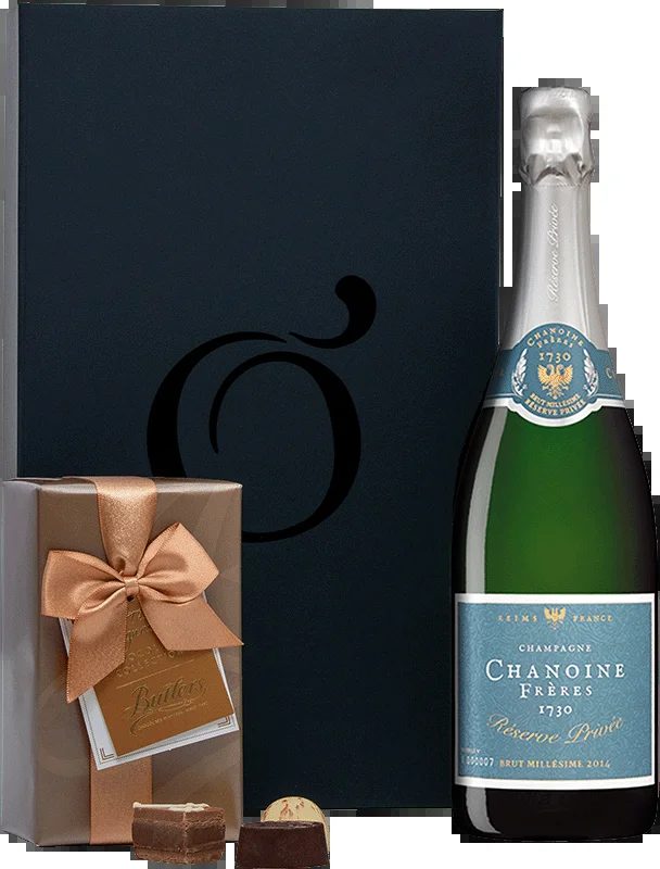 VintageChampagneandChocolateGiftSet