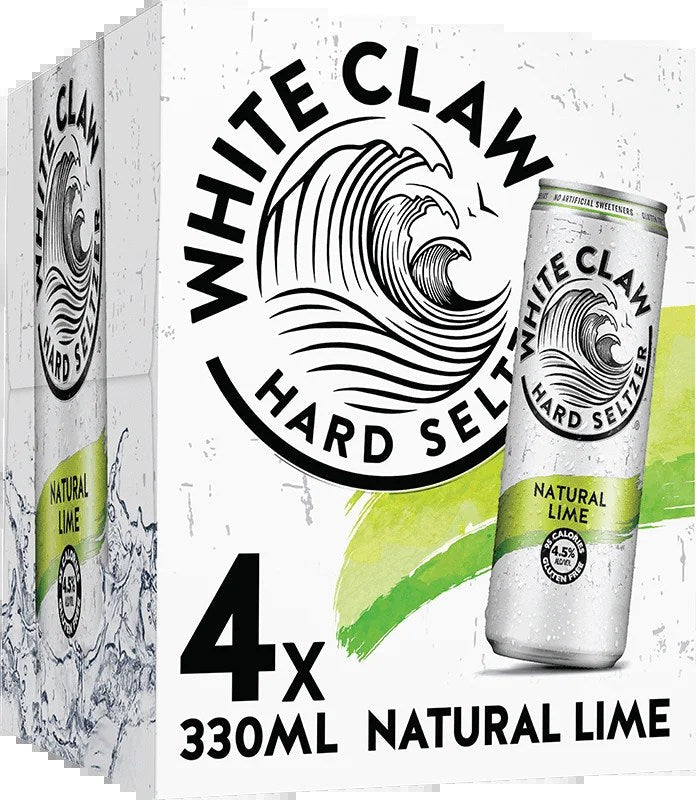 WhiteClawHardSeltzerLime4Pack(33clCans)