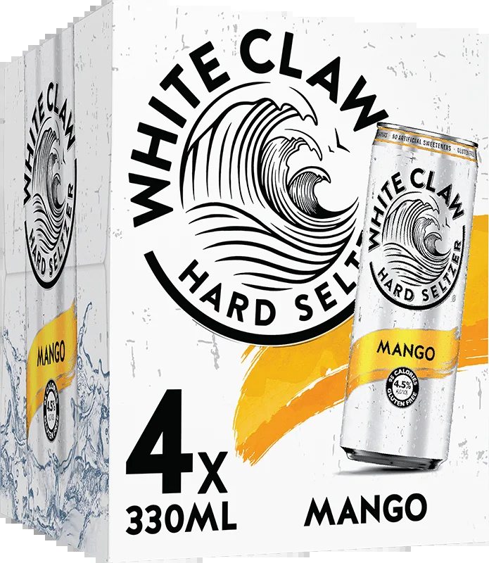 WhiteClawHardSeltzerMango4Pack(33clCans)