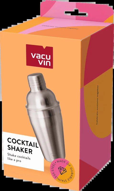VacuVinCocktailShakerStainlessSteel
