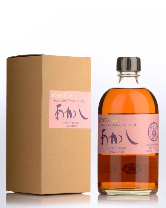 WhiteOakAkashiSakeCask3YearOldSingleMaltJapaneseWhisky(500ml)