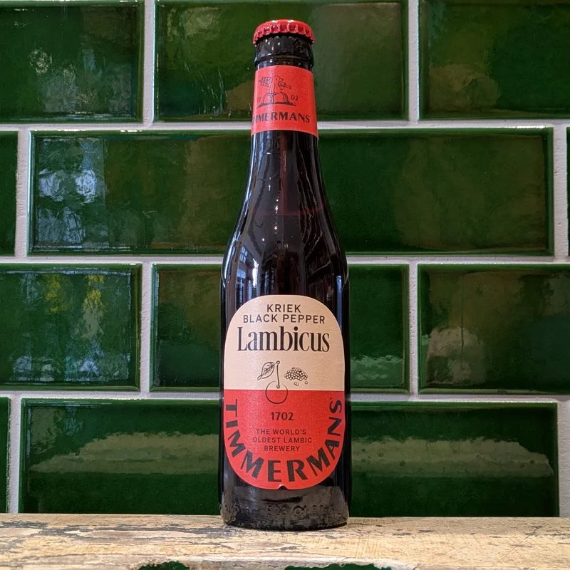 Timmermans|Cherry&BlackPepperLambic:BelgianKriekSour