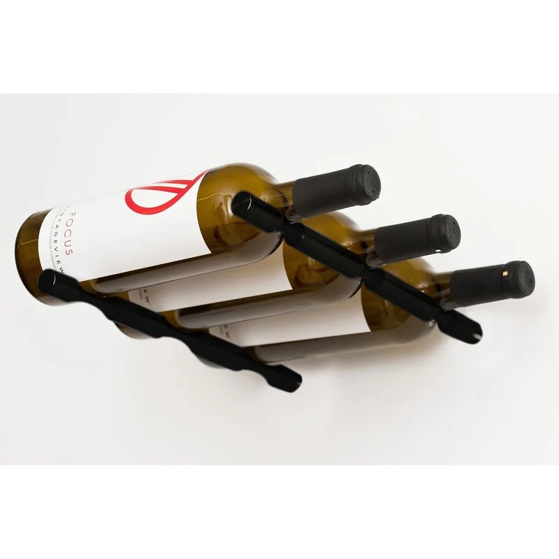 VintageView–VinoSeries–3Bottle–WallMountedMetalWineRack(PegSystem)