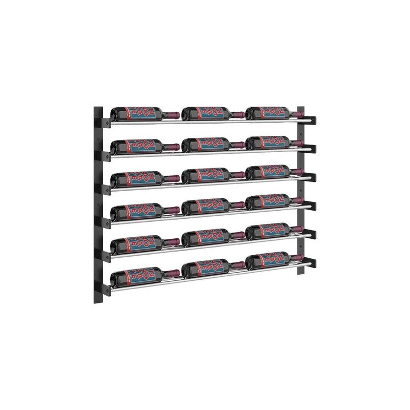VintageView–WineWall30–EvolutionSeries–762mm–MetalWineWallRack(18-54bottles)