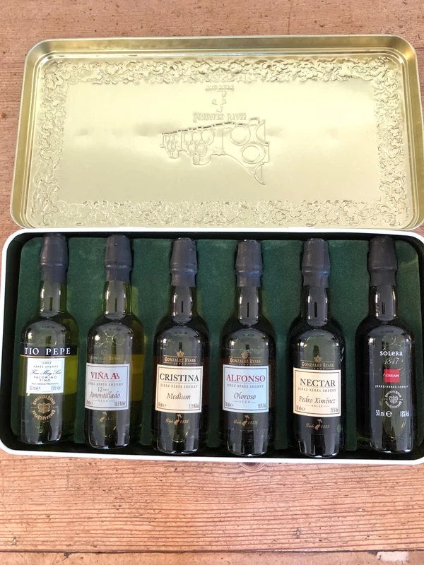 TioPepeSherryTastingTin6x50mlbottles