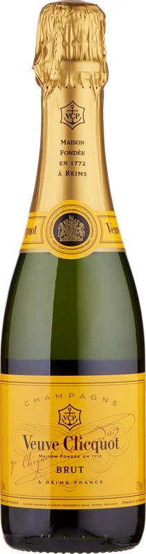 VeuveClicquotPonsardinYellowLabelBrut Half37.5clNV