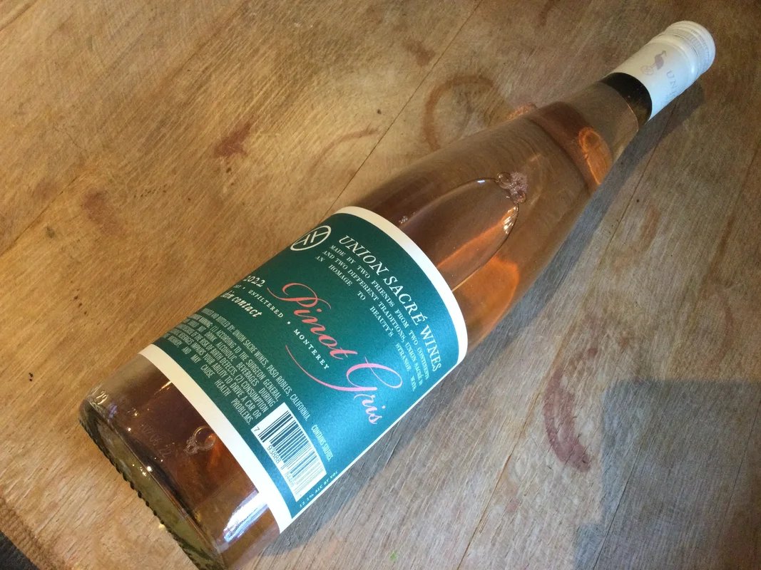UnionSacrePinotGrisRose2022
