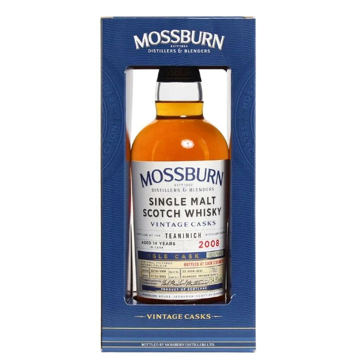 MossburnTeaninichSingleCask2008(70cl,54.9%)
