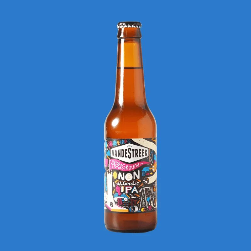 VandestreekPlaygroundIPAAlcoholFreeBeer(0.5%ABV)