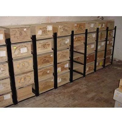 WineBottleCaseRackMetal&Wood–7DrawerHigh