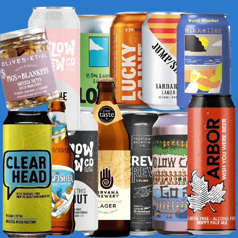 UltimateAlcoholFreeBeerLoversGiftPackwithSnacks