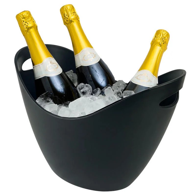 Wineware8LPlasticWine&ChampagneCooler/Bucket–Black