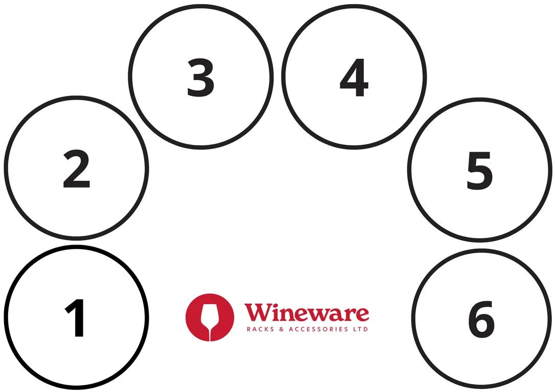 WinewareWineTastingMat–6-GlassFormat(A4)