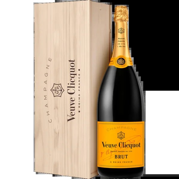 VeuveClicquotBrutNVChampagne–6LMethuselah–WoodenCase