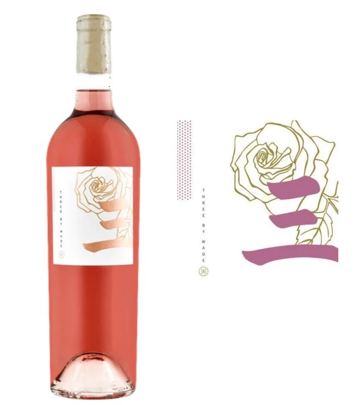 WadeCellarsThreebyWadeRose2020(750ml)