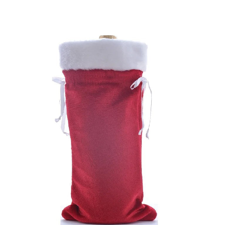VelvetHolidayWineGiftBag