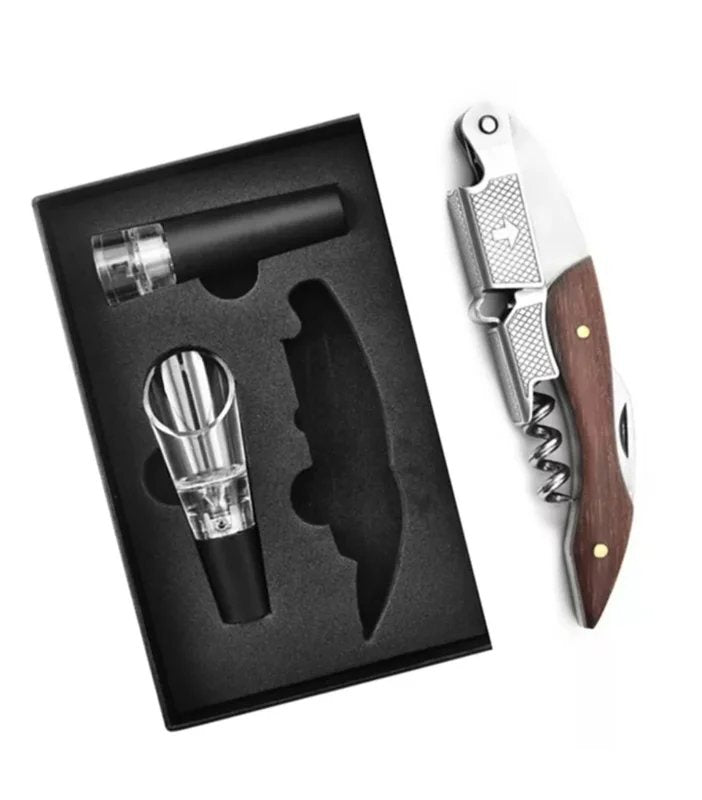 WineCorkscrew&AccessorySet–3Pieces