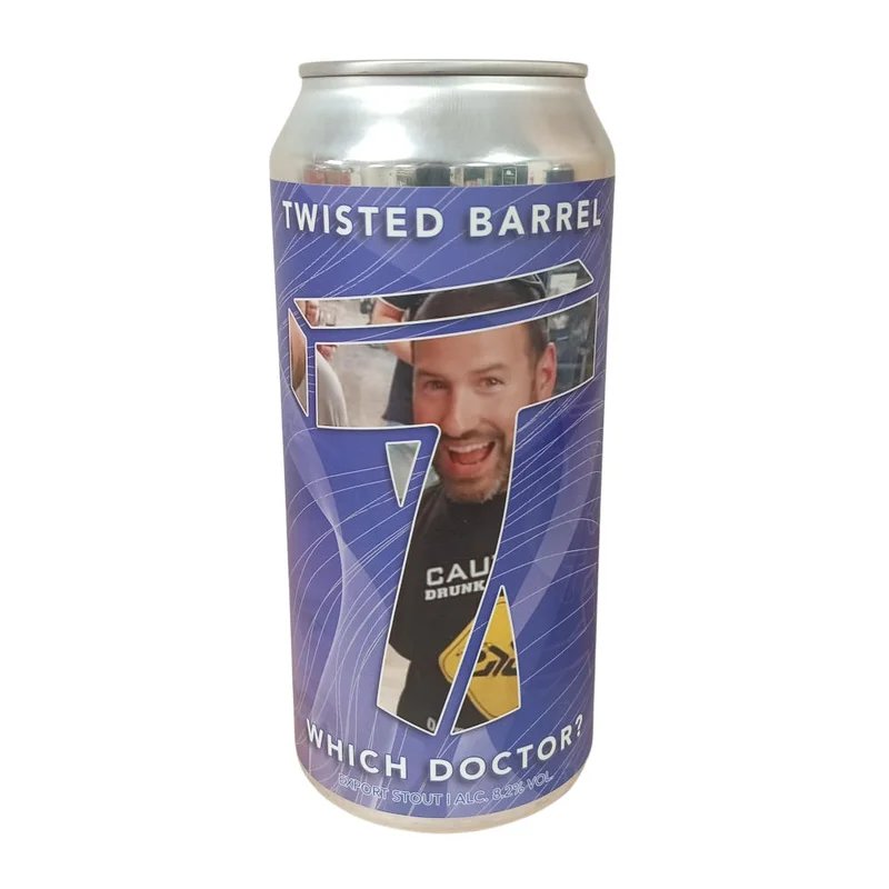TwistedBarrel–WhichDoctor?ExportStout–TheCork&Hop