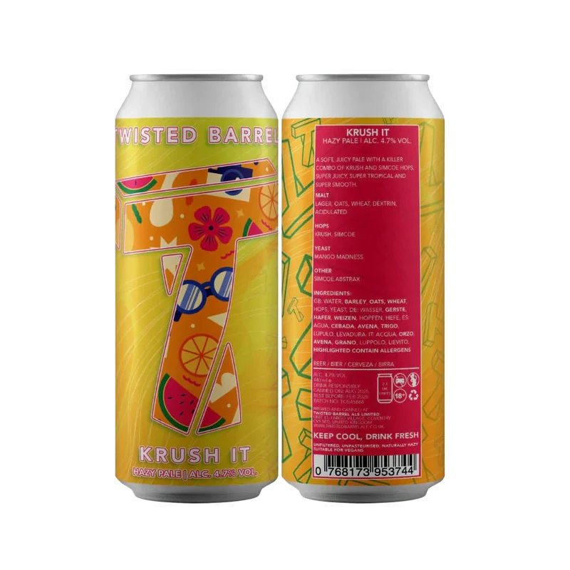 TwistedBarrel–KrushIt–HazyPale–TheCork&Hop