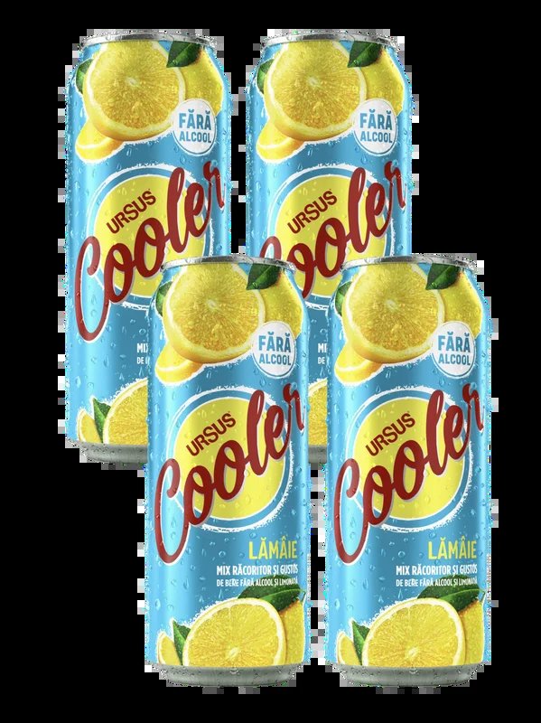 UrsusCoolerLemonLagerAlcoholFree4x500ml