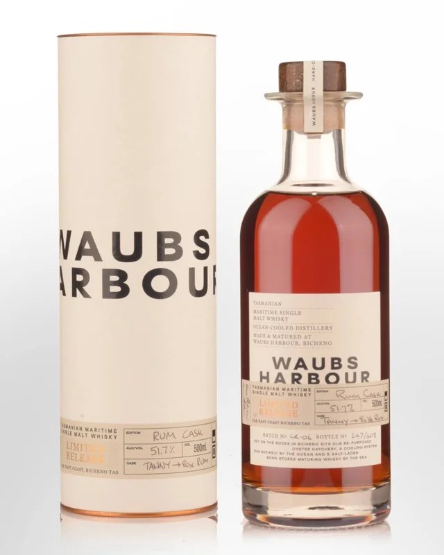WaubsHarbourRumCaskLimitedEditionSingleMaltAustralianWhisky(500ml)