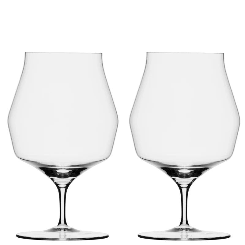 MarkThomasDoubleBendBeerGlass–Setof2