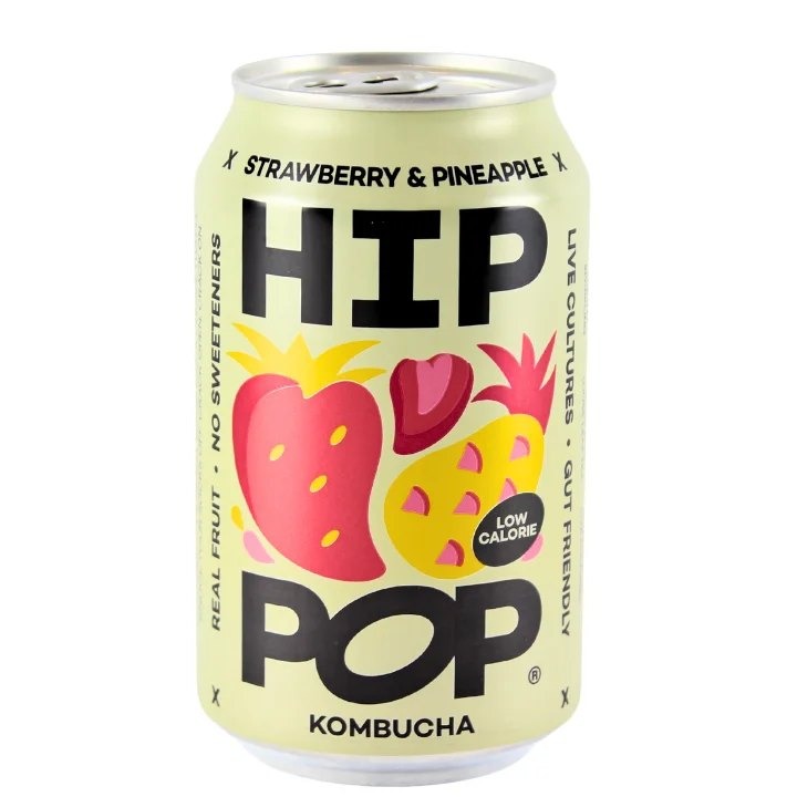 HipPop,StrawberryPineapple330ml