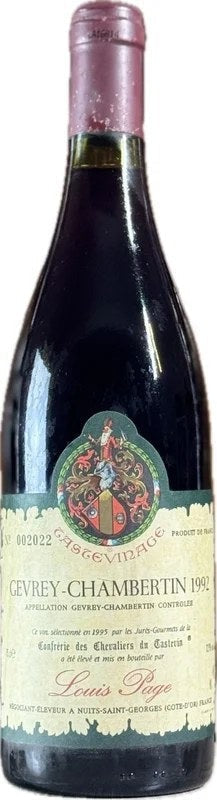 GevreyChambertin,1992RedWine