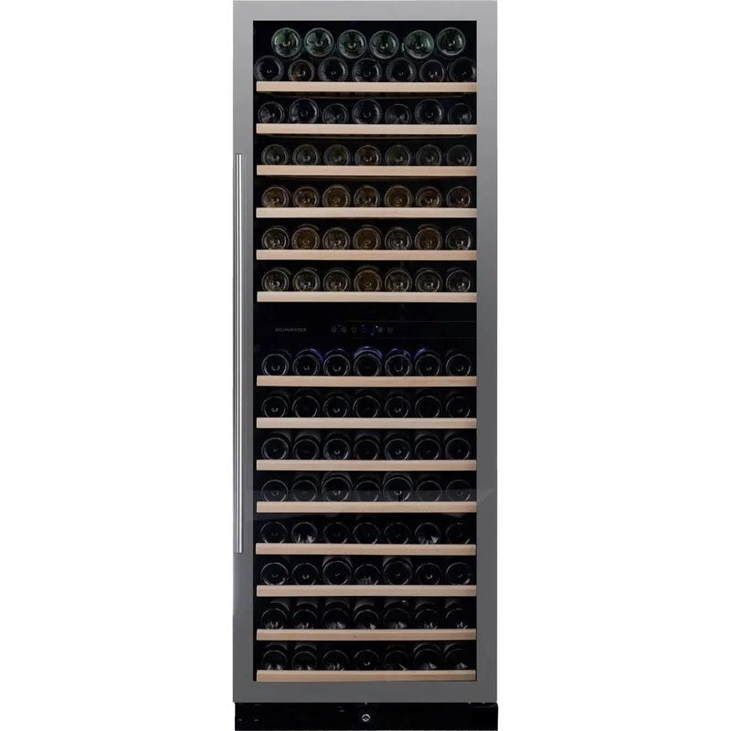 DunavoxGrande181Bottle2-TemperatureFreestandingWineCabinet–StainlessSteelDX-181.490SDSK